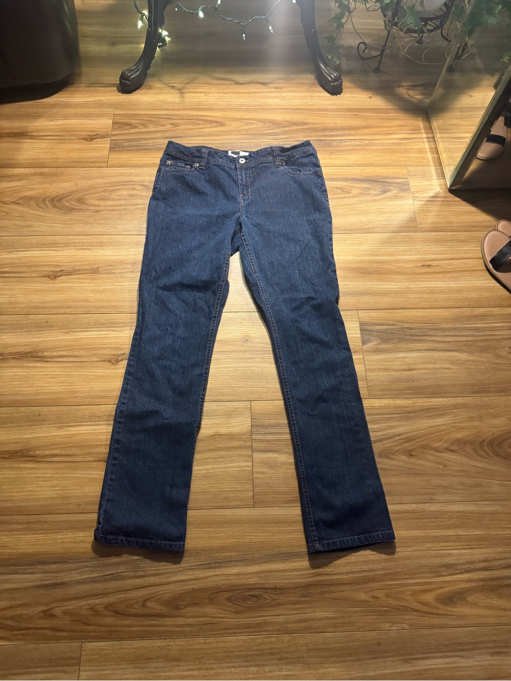 SO Navy Blue Women's Straight-Leg Jeans